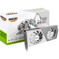 0835168003446 - Inno 3D Grafikkarte Nvidia GeForce RTX 4070 TWIN X2 OC 12 GB GDDR6X-RAM PCIe x16 HDMI® DisplayPort Übertaktet   Overclocked Vulkan NVIDIA G-Sync