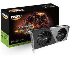 0835168003477 - Inno 3D Grafikkarte Nvidia GeForce RTX 4060 Ti TWIN X2 16 GB GDDR6-RAM PCIe x8 HDMI® DisplayPort NVIDIA G-Sync Vulkan