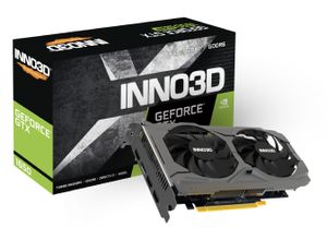 0835168003712 - Inno 3D Grafikkarte Nvidia GeForce GTX1650 TWIN X2 OC V3 4 GB GDDR6-SDRAM PCIe x16 HDMI® DisplayPort NVIDIA G-Sync Übertaktet   Overclocked