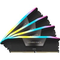 0840006600381 - Vengeance RGB DDR5-5600 - 64GB - CL36 - Quad-Kanal (4 Stück) - Unterstützt Intel XMP - Schwarz mit RGB