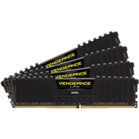 0840006609070 - Vengeance LPX DDR4-4000 - 32GB - CL19 - Quad-Kanal (4 Stück) - Unterstützt Intel XMP - Schwarz