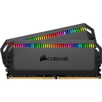 0840006610526 - Dominator Platinum RGB DDR4-4000 - 32GB - CL19 - Dual Channel (2 Stück) - Unterstützt Intel XMP - Schwarz mit RGB