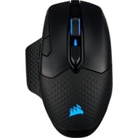 0840006616016 - CORSAIR Gaming DARK CORE RGB PRO - Maus - optisch - 8 Tasten - kabellos kabelgebunden - 24 GHz Bluetooth 42 LE USB 20
