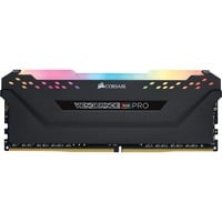 0840006629634 - Vengeance RGB PRO DDR4-3600 - 16GB - CL18 - Single Channel (1 Stück) - Unterstützt Intel XMP - Schwarz mit RGB