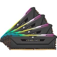 0840006631972 - Vengeance RGB PRO SL DDR4-3200 - 128GB - CL16 - Quad-Kanal (4 Stück) - Unterstützt Intel XMP - Schwarz mit RGB