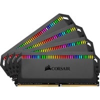 0840006638759 - Dominator Platinum RGB DDR4-3600 - 128GB - CL18 - Quad-Kanal (4 Stück) - Unterstützt Intel XMP - Schwarz mit RGB