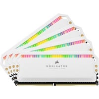 0840006644361 - Dominator Platinum RGB DDR4-3200 - 64GB - CL16 - Quad-Kanal (4 Stück) - Unterstützt Intel XMP - Weiß mit RGB