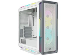 0840006645184 - CORSAIR PC-Gehäuse iCUE 5000T RGB Tempered Glass Mid-Tower Smart Case White Computergehäuse weiß Computer-Gehäuse