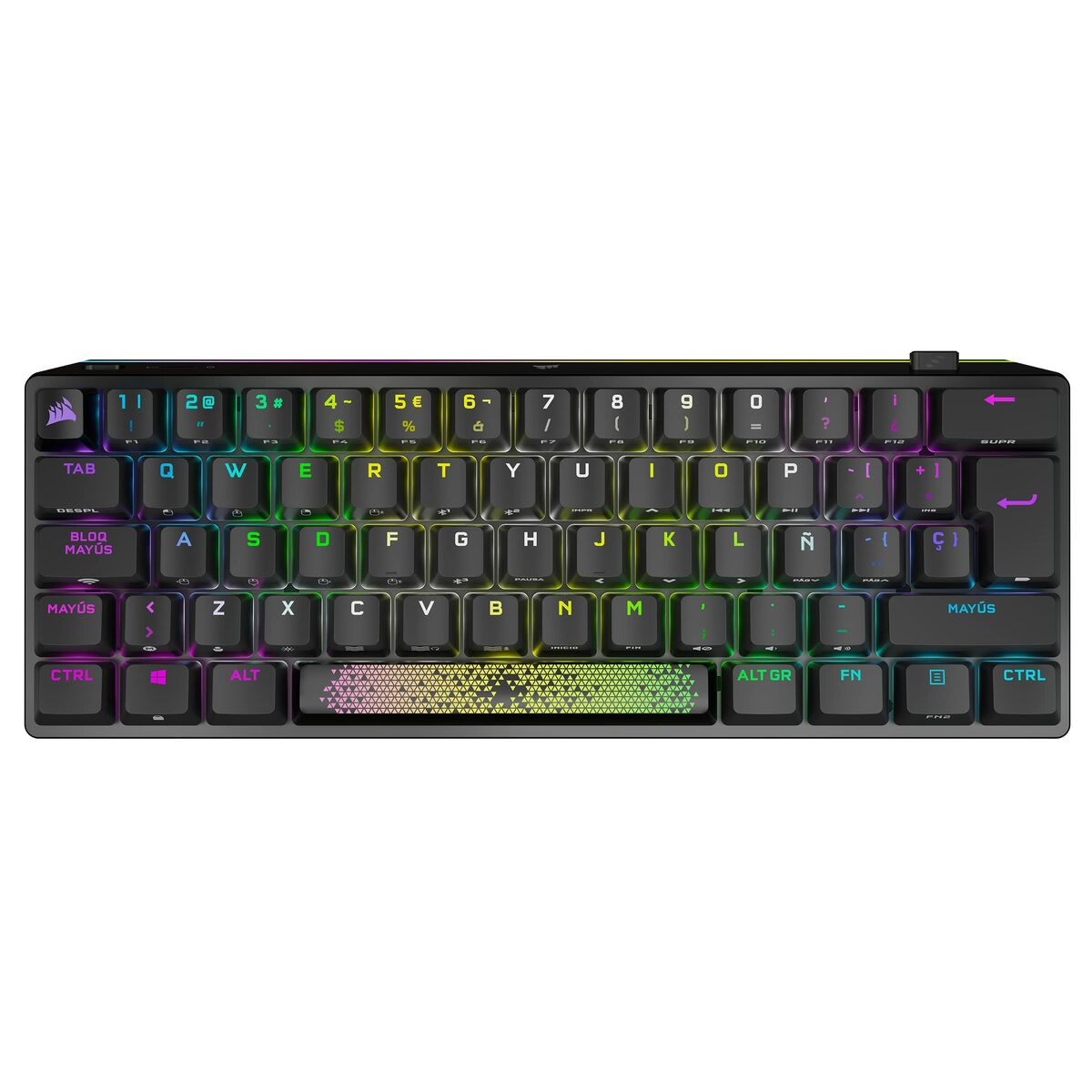 0840006652861 - Gaming -Tastatur K70 Pro Mini Spanisch QWERTY Schwarz