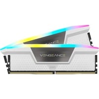 0840006664673 - Vengeance RGB DDR5-5200 - 64GB - CL40 - Dual Channel (2 Stück) - Unterstützt Intel XMP - Weiß mit RGB