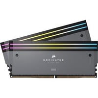 0840006674443 - Dominator Titanium RGB DDR5-6000 - 64GB - CL30 - Dual Channel (2 pcs) - AMD EXPO & Intel XMP - Grau mit RGB