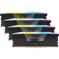 0840006676720 - Vengeance RGB DDR5-6000 - 96GB - CL30 - Quad-Kanal (4 Stück) - Unterstützt Intel XMP - Schwarz mit RGB