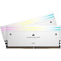 0840006679233 - Dominator Titanium DDR5-6600 - 64GB - CL32 - Dual Channel (2 Stück) - Unterstützt Intel XMP - Weiß mit RGB