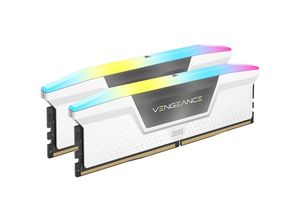 0840006679639 - Vengeance RGB DDR5-5600 - 32GB - CL40 - Dual Channel (2 Stück) - Unterstützt Intel XMP - Weiß mit RGB