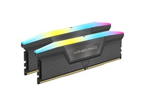 0840006679653 - CORSAIR PC-Arbeitsspeicher VENGEANCE RGB DDR5 Memory für AMD Arbeitsspeicher RGB Gr 2 x 16 GB schwarz