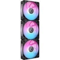 0840006682974 - iCUE LINK RX120 MAX RGB (3-pack) - Gehäuselüfter - 120mm - Schwarz mit RGB LED - 36 dBA