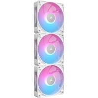 0840006683018 - iCUE LINK RX120 RGB MAX (3-pack) - Gehäuselüfter - 120mm - Weiß mit RGB-Beleuchtung - 36 dBA