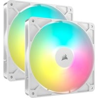 0840006684190 - RS140 ARGB - dual pack - Gehäuselüfter - 140mm - Weiß mit RGB-Beleuchtung - 36 dBA