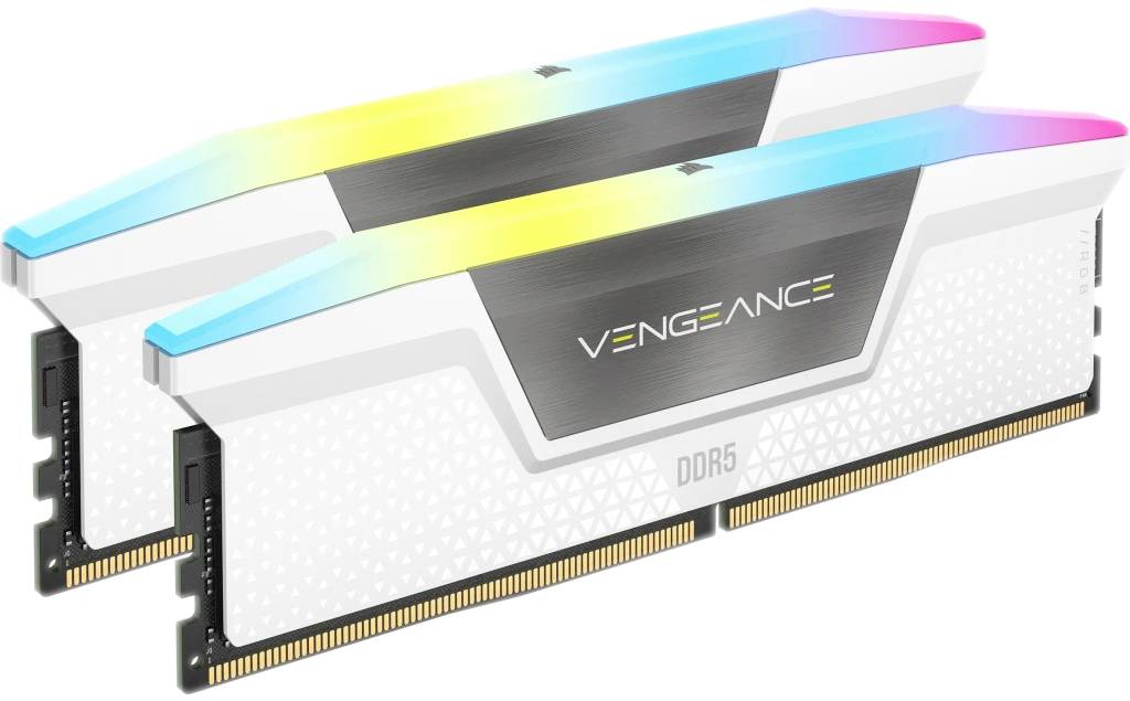0840006684466 - Vengeance RGB DDR5-6400 - 64GB - CL36 - Dual Channel (2 Stück) - Unterstützt Intel XMP - Weiß mit RGB 0840006684466 - Vengeance RGB DDR5-6400 - 64GB - CL36 - Dual Channel (2 Stück) - Unterstützt Intel XMP - Weiß mit RGB