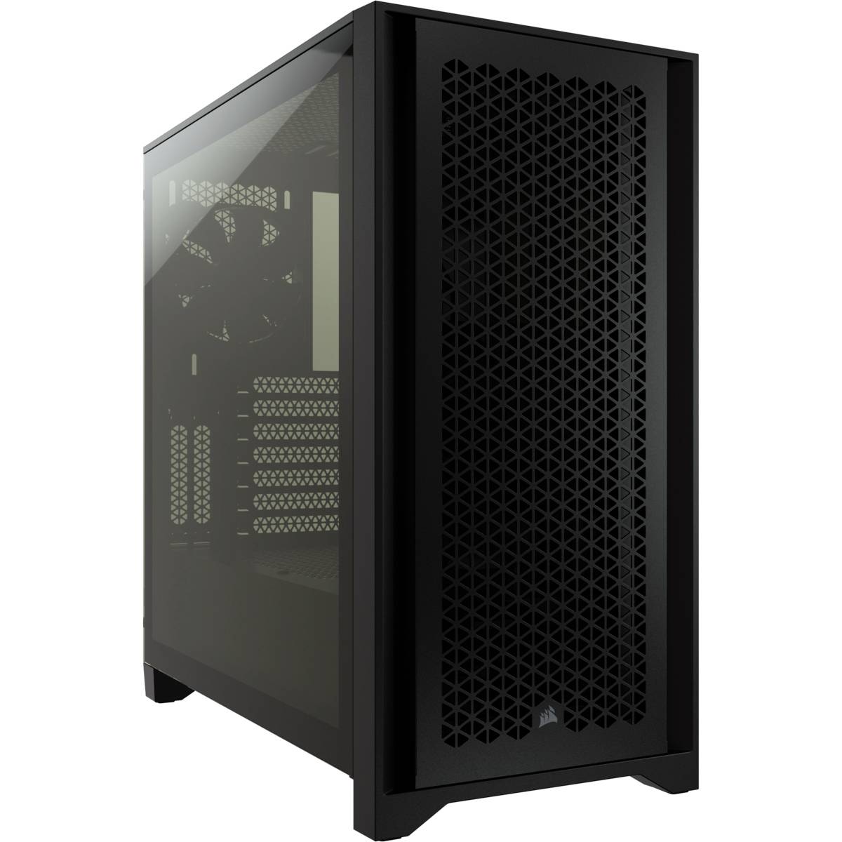 0840006694304 - CORSAIR PC-Gehäuse iCUE 4000D RGB Airflow Tempered Glass Mid-Tower Black Computergehäuse schwarz Computer-Gehäuse