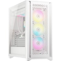 0840006694366 - CORSAIR PC-Gehäuse iCUE 5000D RGB Airflow Mid-Tower True White Computergehäuse weiß Computer-Gehäuse