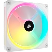 0840006697992 - iCUE LINK QX140 RGB Expansion Fan - White - Gehäuselüfter - 140 mm - Weiß mit RGB-Beleuchtung - 37 dBA