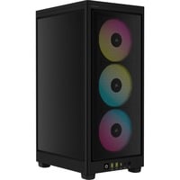 0840006698739 - CORSAIR PC-Gehäuse iCUE 2000D RGB AIRFLOW Mini-ITX Case Black Computergehäuse schwarz Computer-Gehäuse