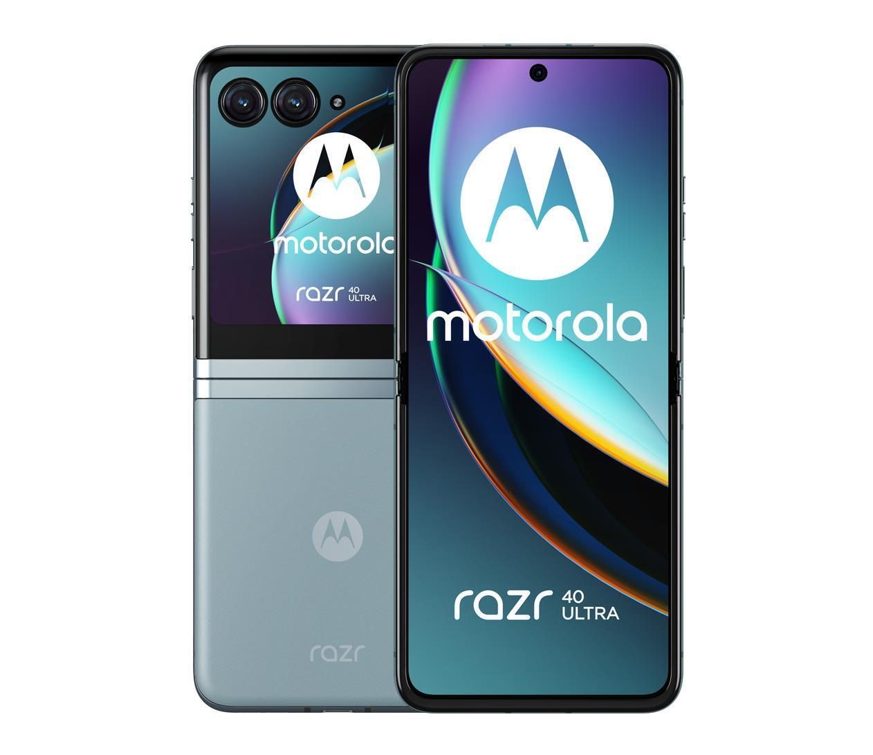 0840023244964 - MOTOROLA Smartphone razr40 ultra Mobiltelefone blau (glacier blue) Smartphone Android