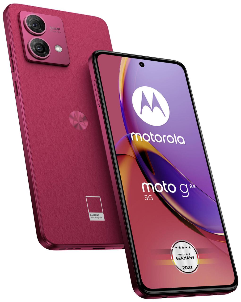 0840023249464 - MOTOROLA Smartphone g84 Mobiltelefone pink (viva magenta) Smartphone Android