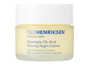 0840026662345 - Olehenriksen - Dewtopia 5% Acid Firming Night Crème - Straffende Nachtcreme Mit Aha - -transform Dewtopia Night Cream