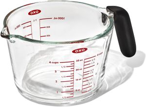 0840097708607 - Messbecher OXO GOOD GRIPS transparent Volumen 1 l Glas Messbecher ohne Deckel