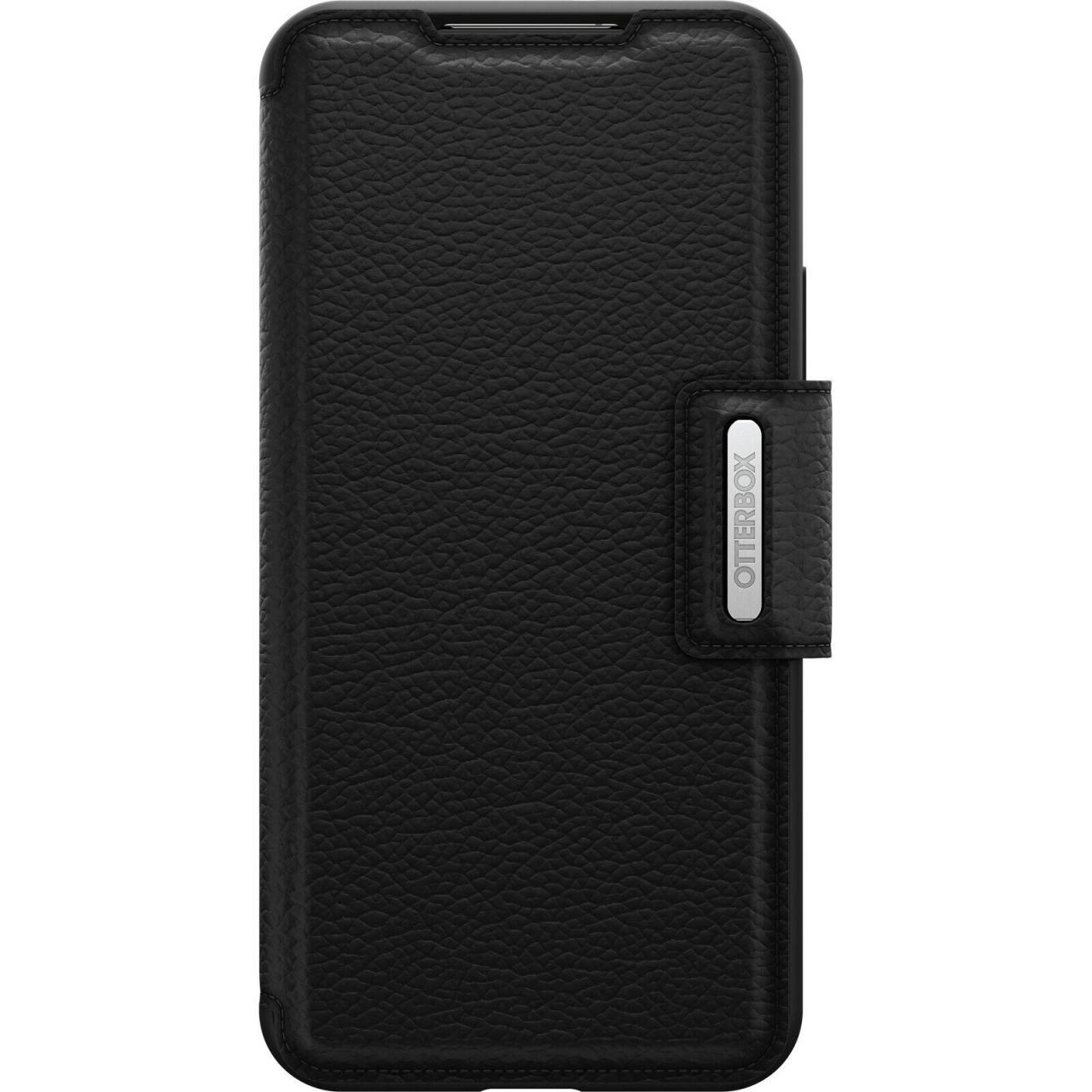 0840104296509 - Strada Folio Schutzhülle für Samsung Galaxy S22+ (Schwarz)