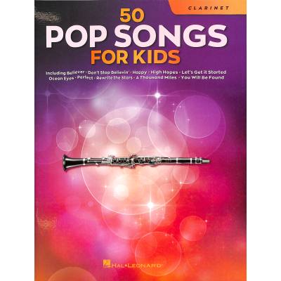 0840126936285 - 50 Pop songs for kids