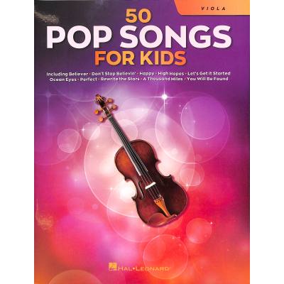 0840126936353 - 50 Pop songs for kids