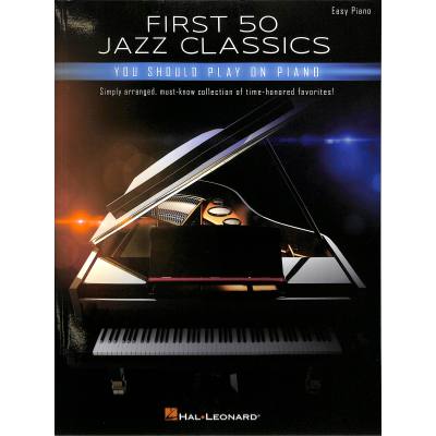 0840126955101 - First 50 Jazz classics you should play on piano