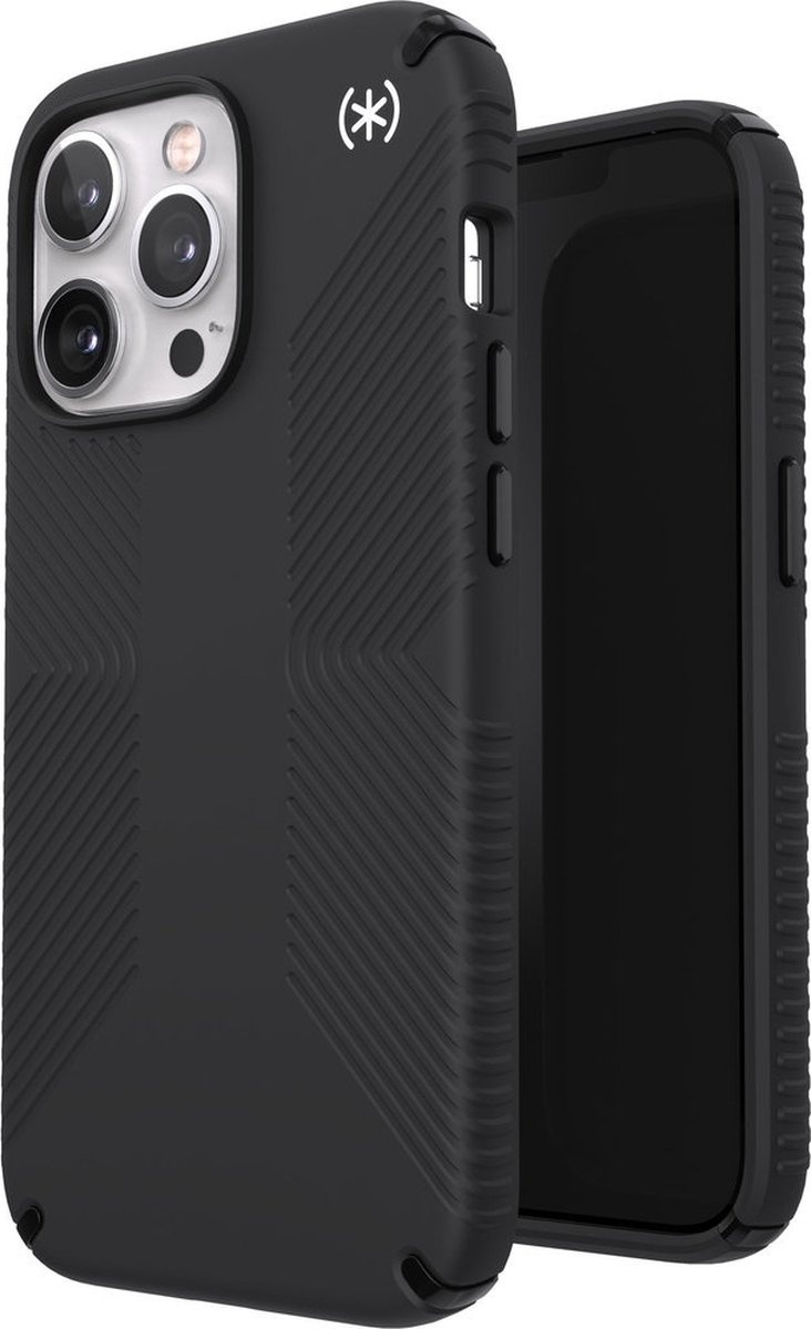 0840168505371 - Presidio2 Grip - Apple iPhone 13 Pro Max- mit bakterientötendem Microban - 4 Meter (13ft) Fallschutz - schwarz