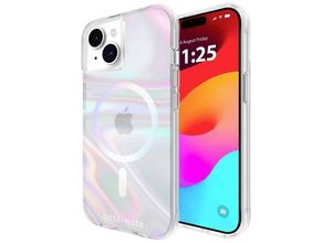 0840171728248 - CASEMATE Soap Bubble MagSafe Backcover Apple iPhone 15 iPhone 14 iPhone 13 Transparent Fluoreszierend MagSafe kompatibel