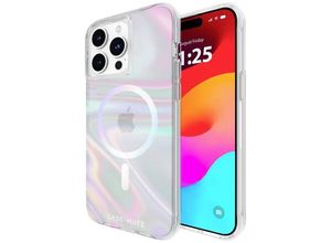 0840171729658 - CASEMATE Soap Bubble MagSafe Backcover Apple iPhone 15 Pro Max Transparent Fluoreszierend MagSafe kompatibel