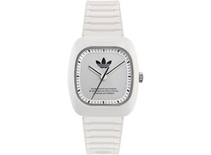 0840190030650 - Quarzuhr ADIDAS ORIGINALS RETRO WAVE TWO Armbanduhren weiß Damen Armbanduhr Damenuhr Herrenuhr