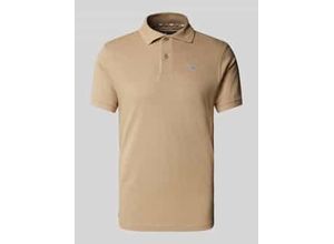 0840190875749 - Slim Fit Poloshirt mit Label-Stitching