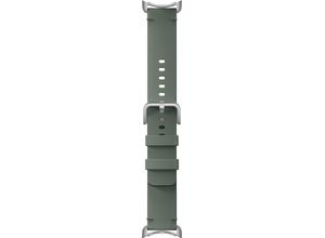 0840244600655 - GOOGLE Smartwatch-Armband Pixel Watch Band Uhrenarmbänder grau (ivycraft leather size small) Ersatzarmbänder