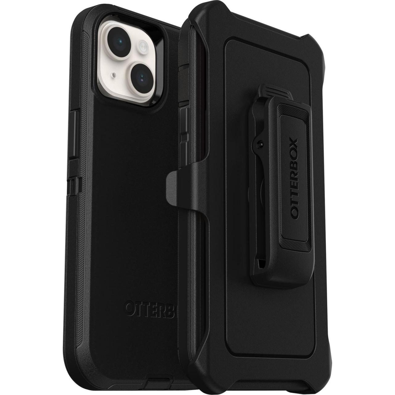 0840262379892 - Defender Series Schutzhülle für das iPhone 13 und 14 in Schwarz (Retail)