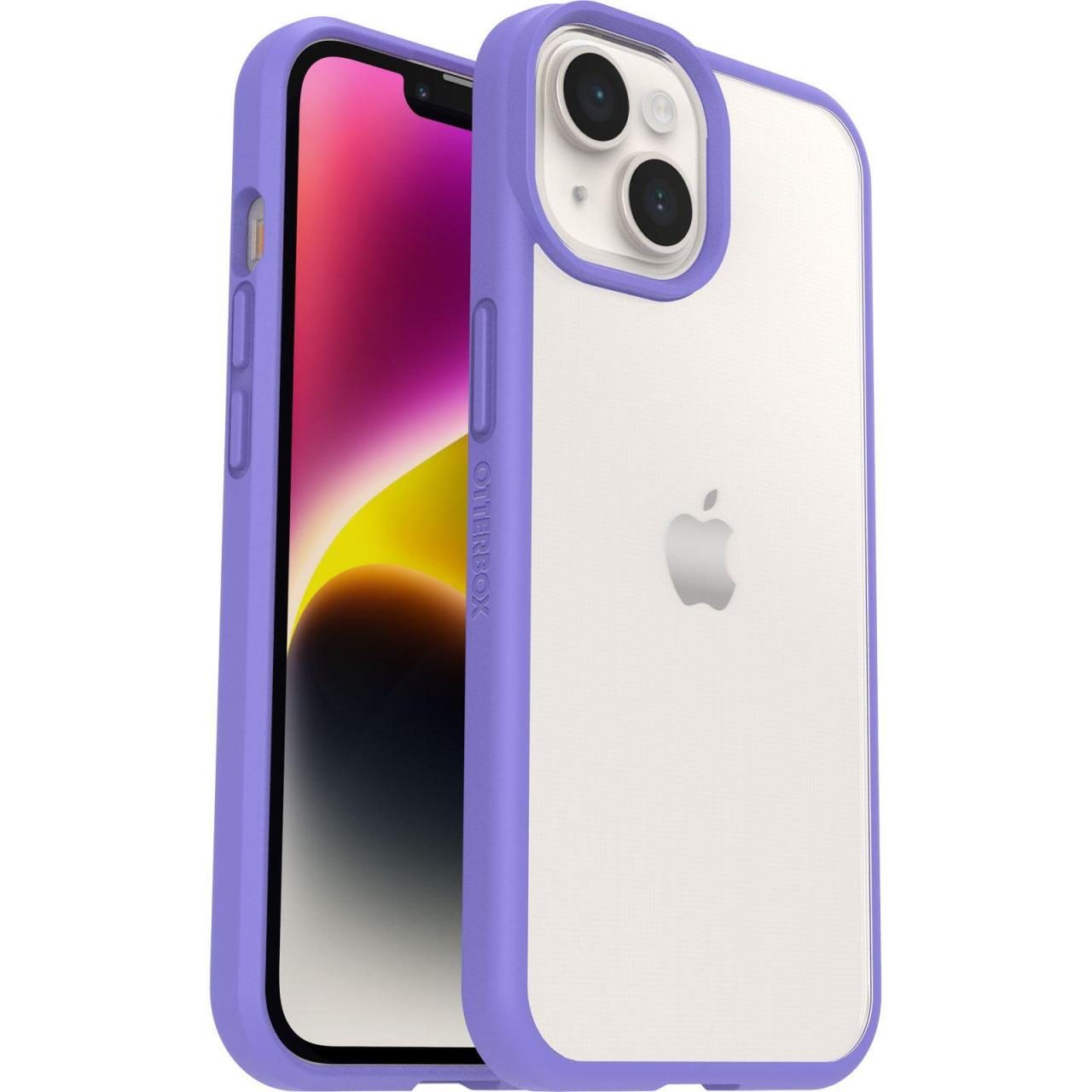 0840262385008 - React Series - Hintere Abdeckung für Mobiltelefon - antimikrobiell - Polycarbonat Kunstfaser - purplexing - für Apple iPhone 14