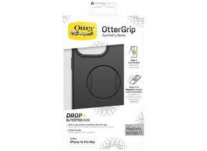 0840262389792 - Otterbox OtterGrip Symmetry Cover Apple iPhone 14 Pro Max Schwarz Stoßfest MagSafe kompatibel