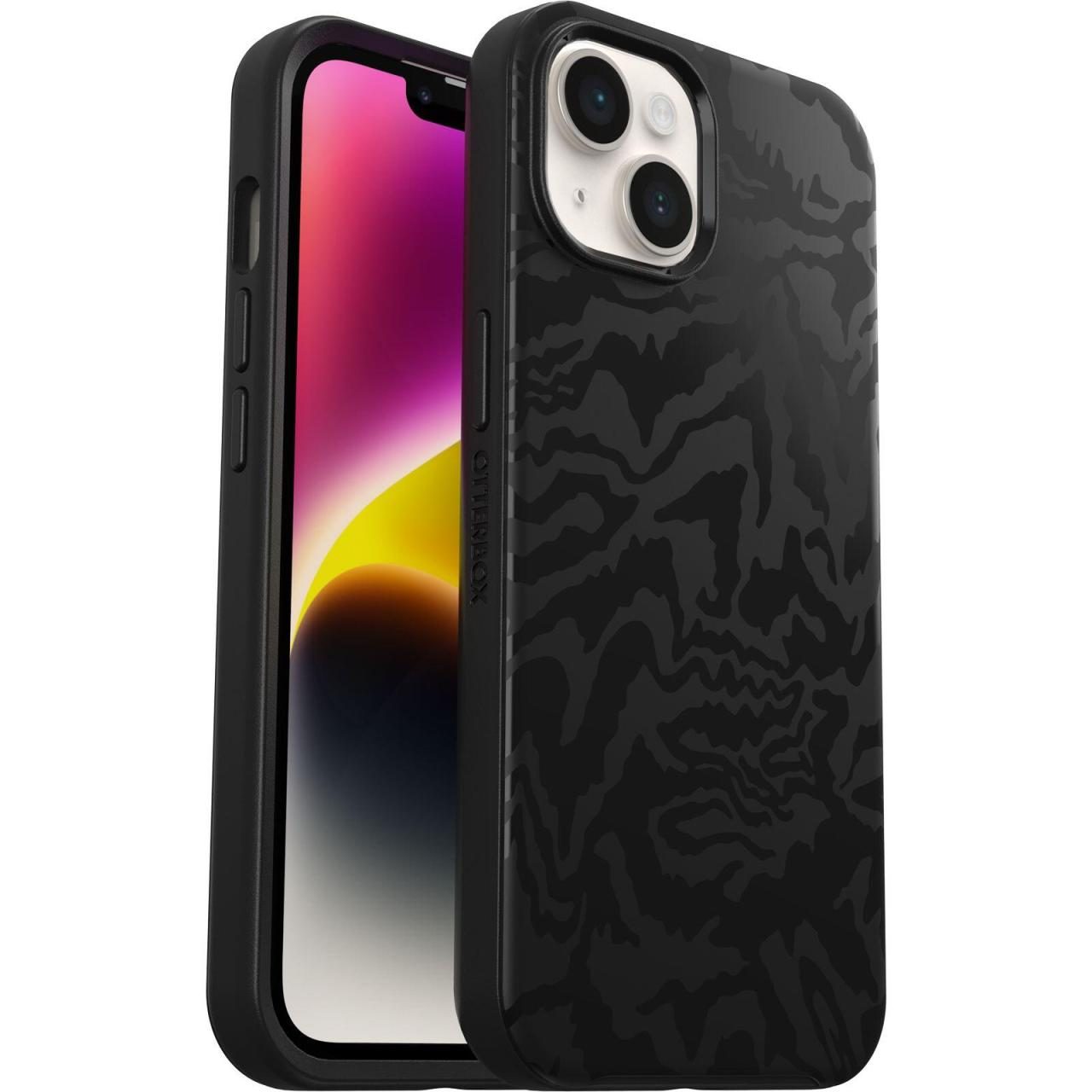 0840262397087 - Otterbox Symmetry Plus Backcover Apple iPhone 14 iPhone 13 Schwarz Grau