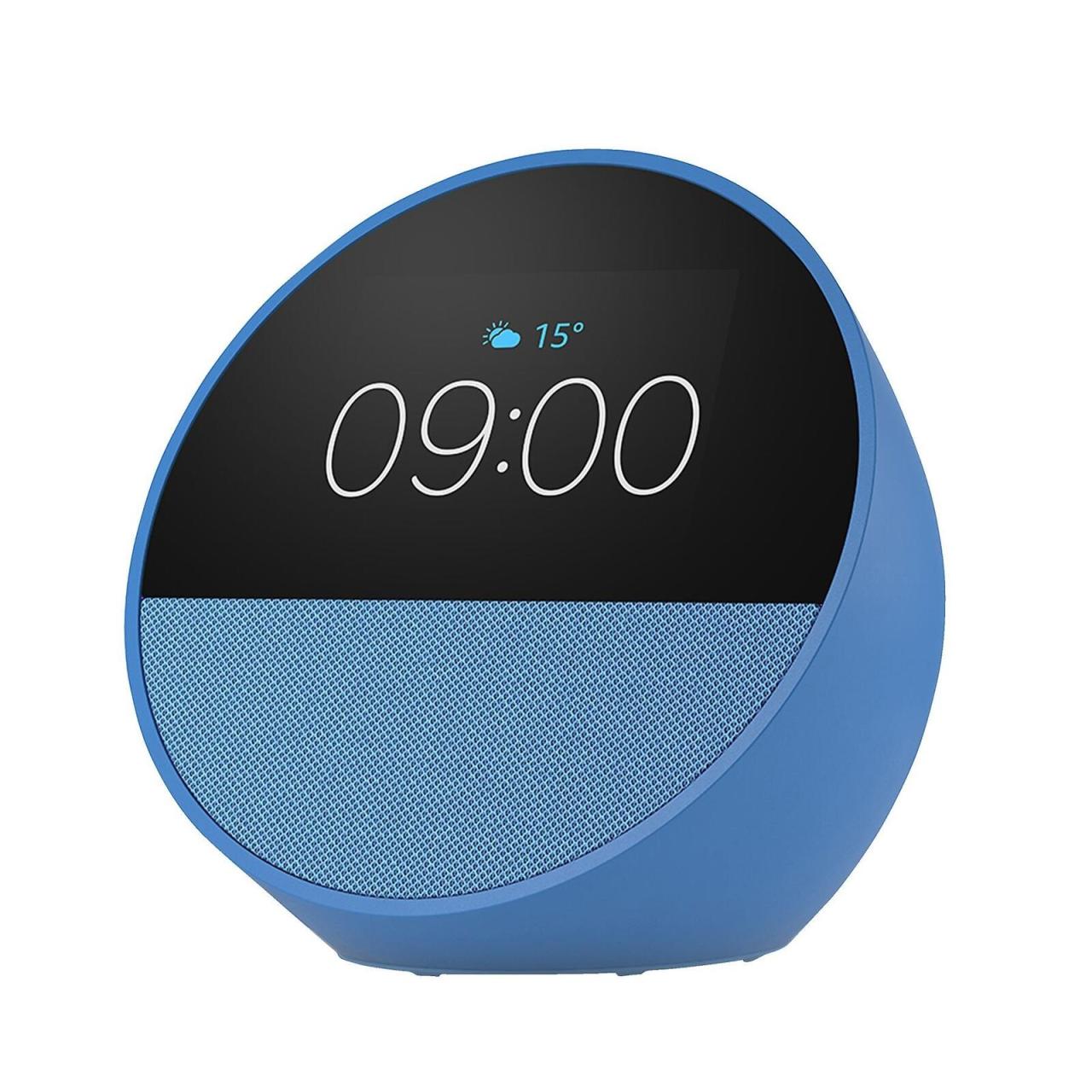 0840268960766 - Echo Spot (2024) - Smart Speaker blau