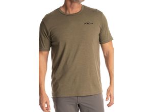 0840273755524 - T-Shirt Frontier Tri-Blend Military Green Frost-Black