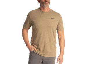 0840273792802 - T-Shirt Guts N Glory Tri-Blend Coyote Brown Heather-Asphalt