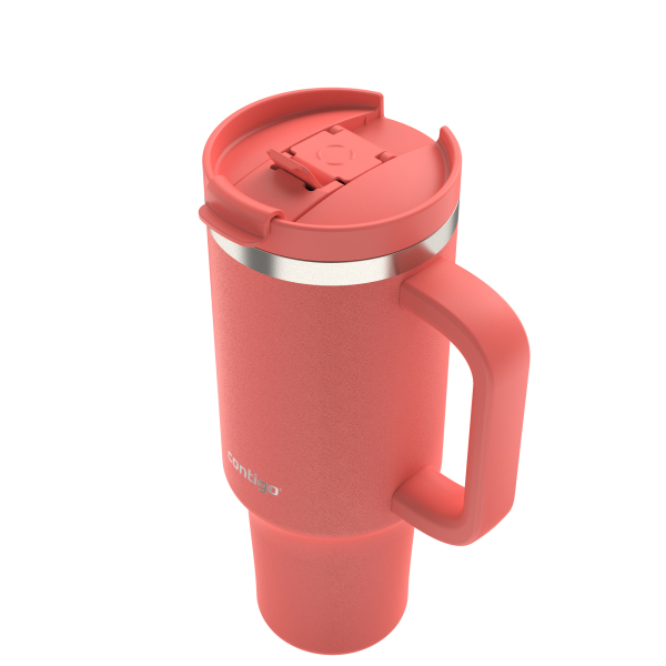 0840276164385 - Thermobecher Streeterville 2217787 Strohhalm 12l coral 0840276164385 Contigo