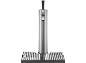 0840281524518 - VEVOR Bierspender mit Zapfhahn 30 x 18 x 2 cm 12 m Rohrlänge Getränkesäule 5 kg Trinksäule Biersäule Edelstahl Biersäule Zapfhahn Bier Tower